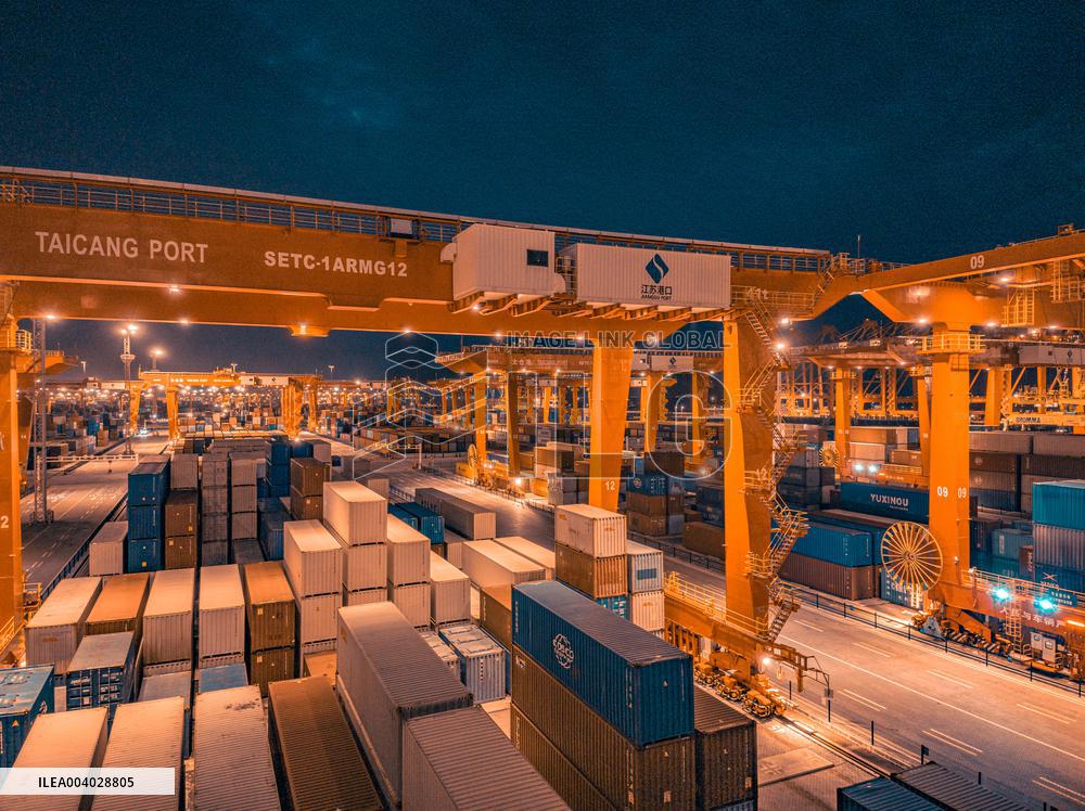 Taicang Port Trade Scenery