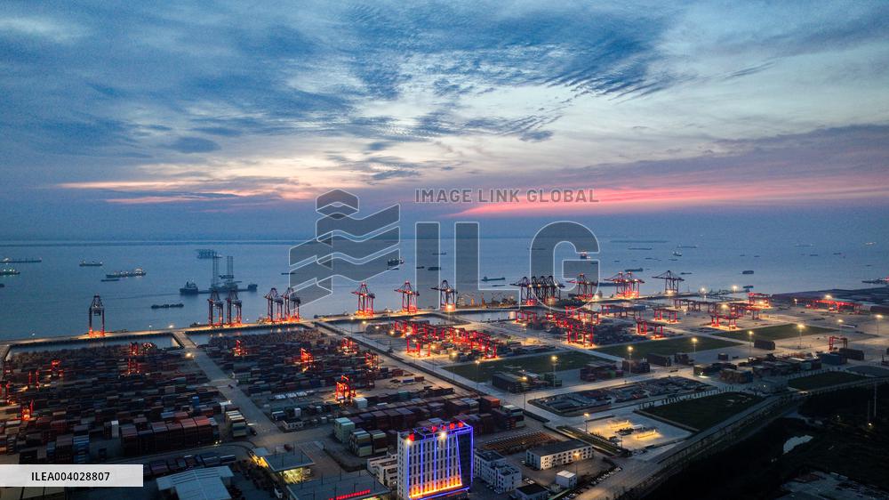 Taicang Port Trade Scenery