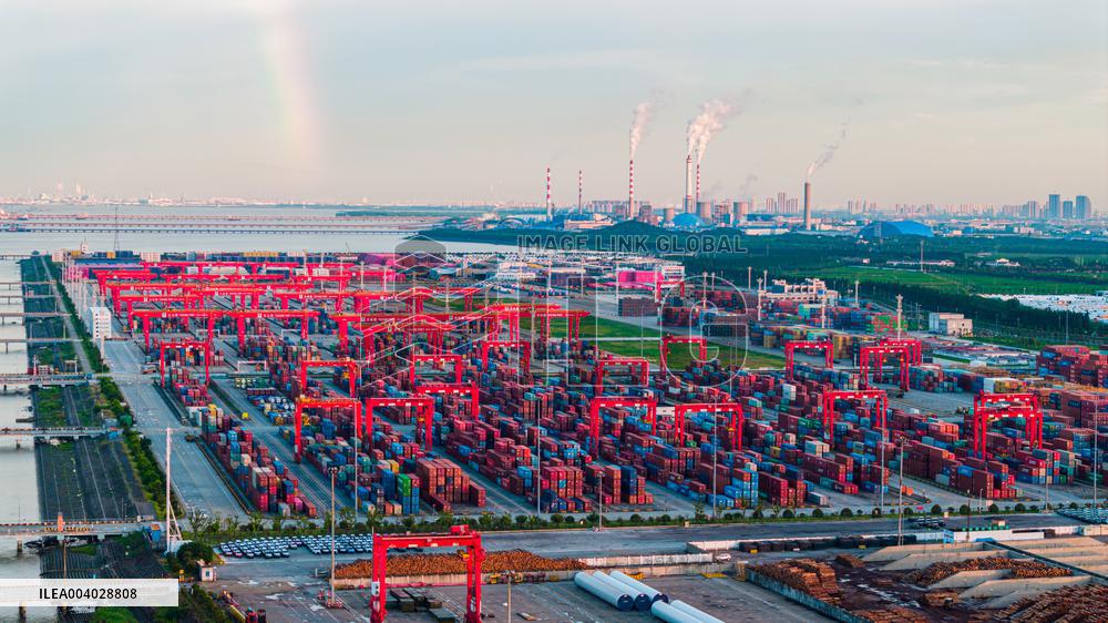Taicang Port Trade Scenery