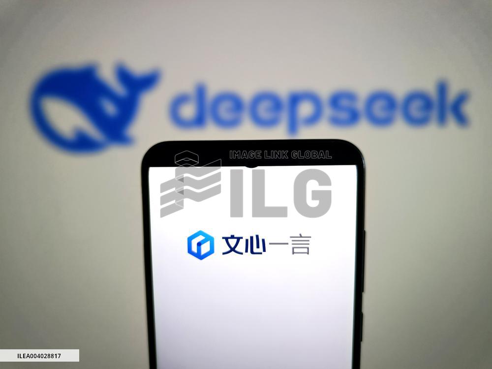 Illustration ERNIE Bot DeepSeek