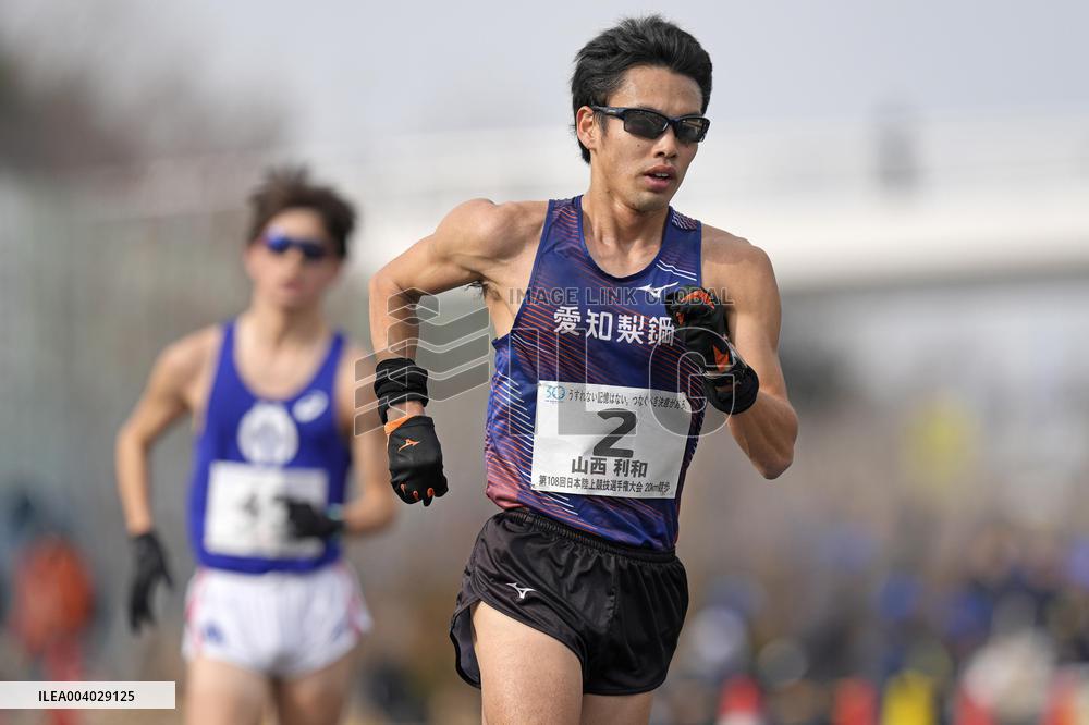 Athletics: Japan's Yamanishi breaks men's 20 km race walk record
