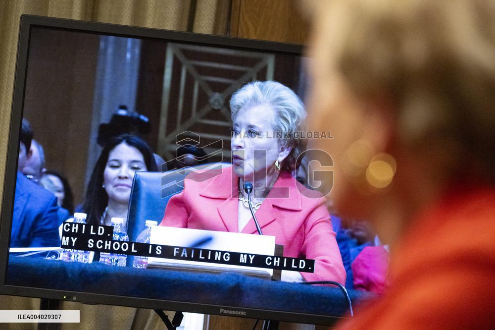 Linda E. McMahon Confirmation Hearing to be US Secretary of Education