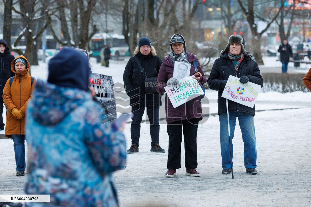 Alexei Navalny memorial rally
