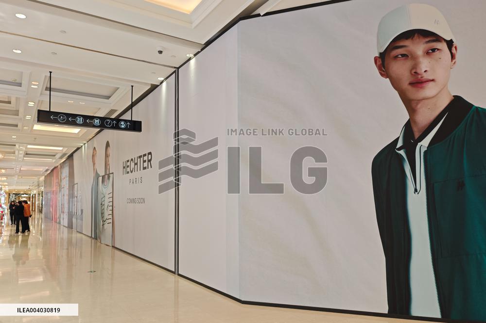 An Closed Gucci Store in Shanghai