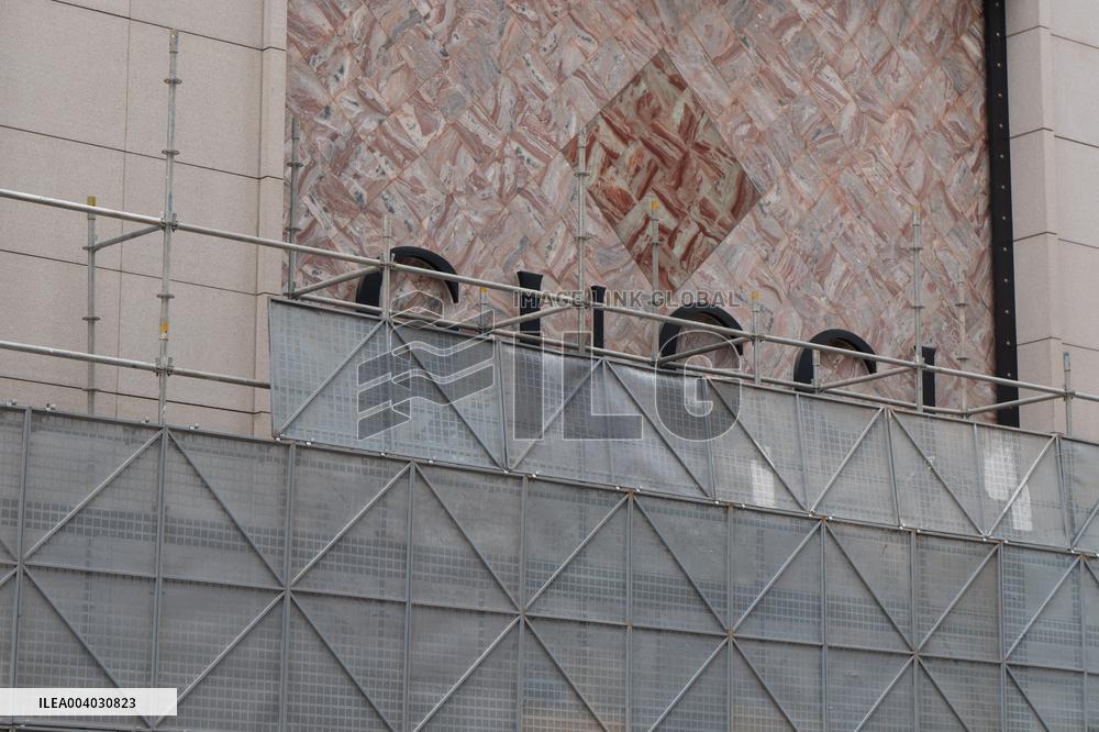 An Closed Gucci Store in Shanghai
