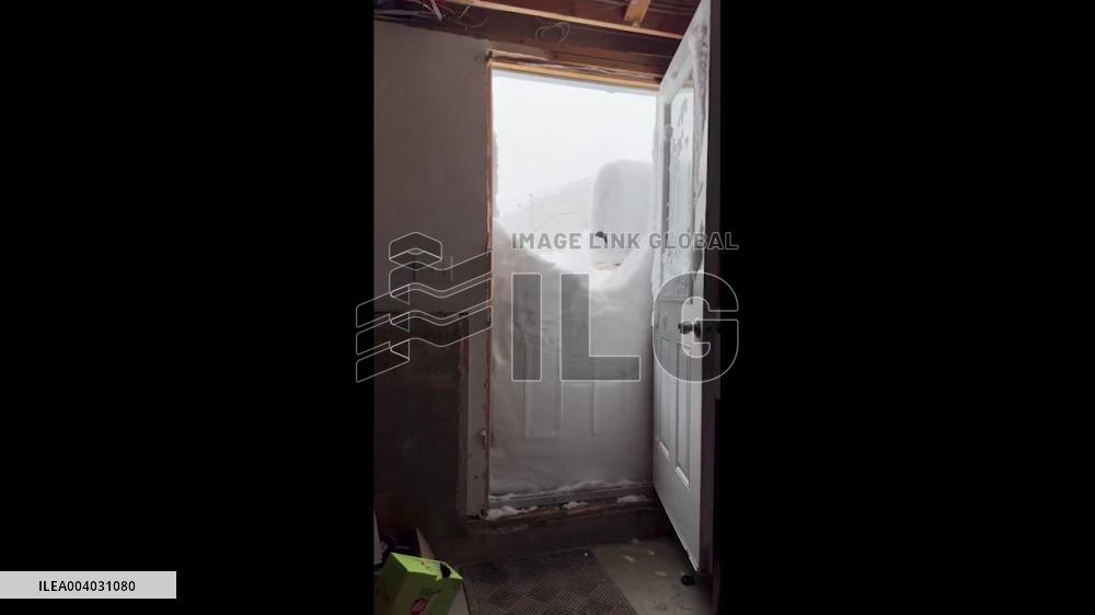 Canada: Winter Storm Dumps Snow, Creates Snow Wall In Corner Brook, New Foundland