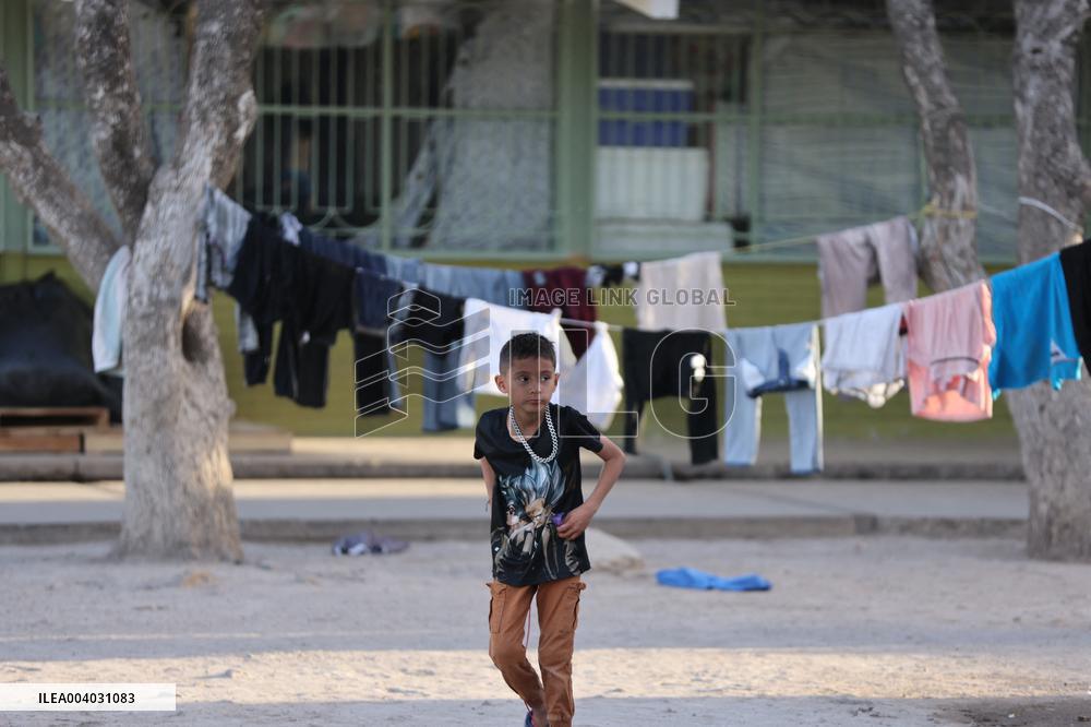 Deported Migrants At Mexican Border Town Shelter In Piedras Negras