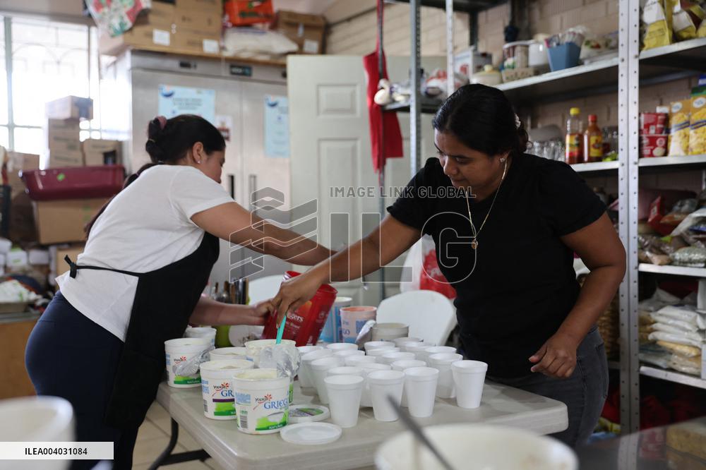 Deported Migrants At Mexican Border Town Shelter In Piedras Negras