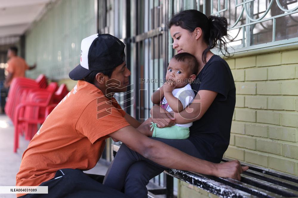 Deported Migrants At Mexican Border Town Shelter In Piedras Negras