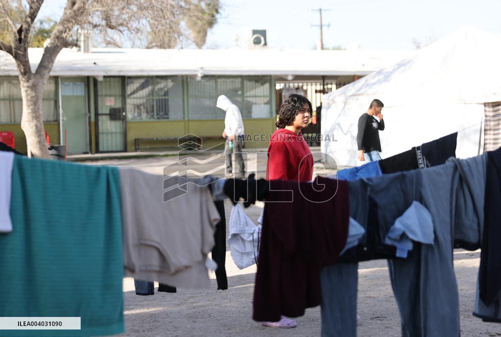 Deported Migrants At Mexican Border Town Shelter In Piedras Negras