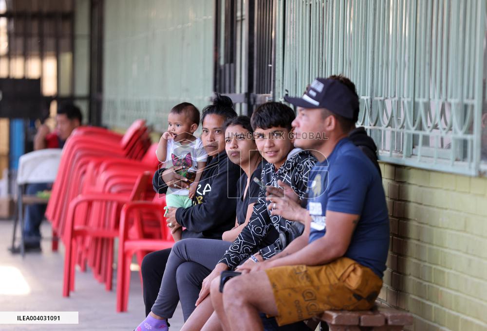 Deported Migrants At Mexican Border Town Shelter In Piedras Negras