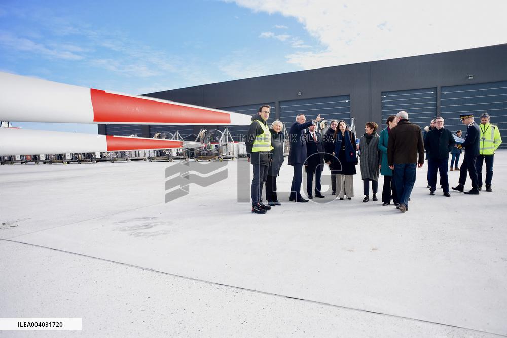 Marc Ferracci French Minister for Industry and Energy Visits Siemens Le Havre