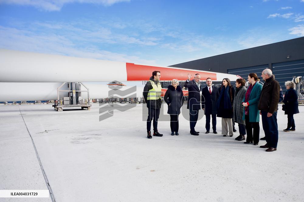 Marc Ferracci French Minister for Industry and Energy Visits Siemens Le Havre