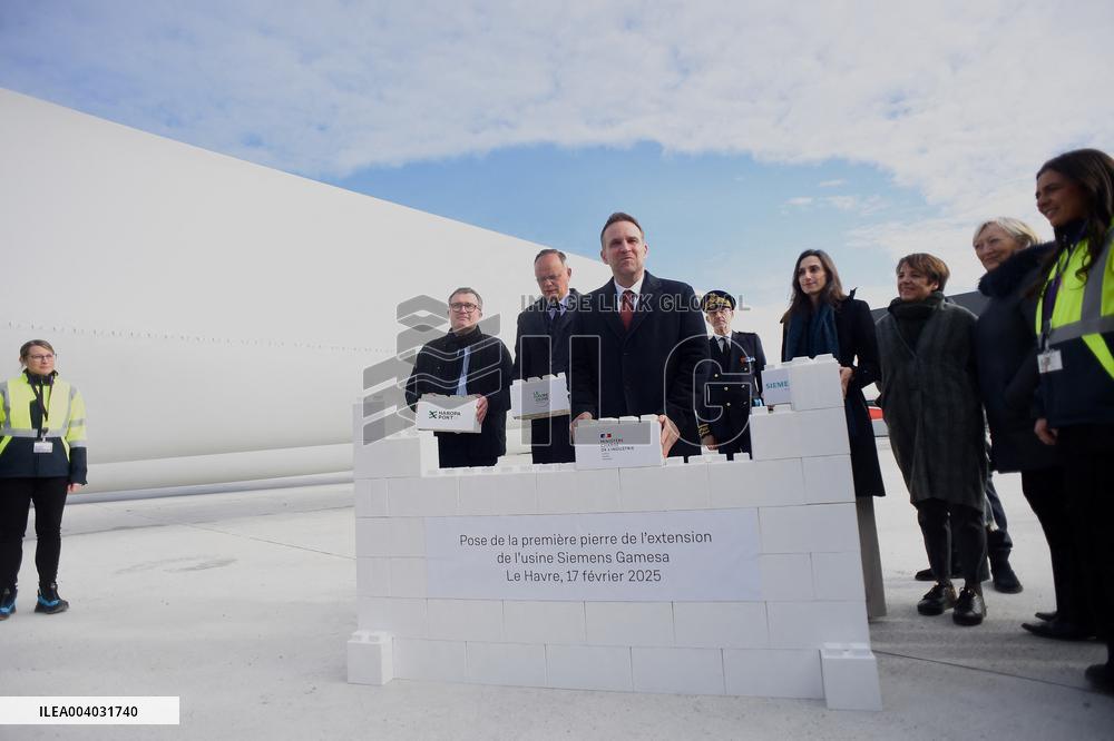 Marc Ferracci French Minister for Industry and Energy Visits Siemens Le Havre