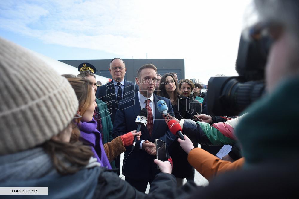 Marc Ferracci French Minister for Industry and Energy Visits Siemens Le Havre