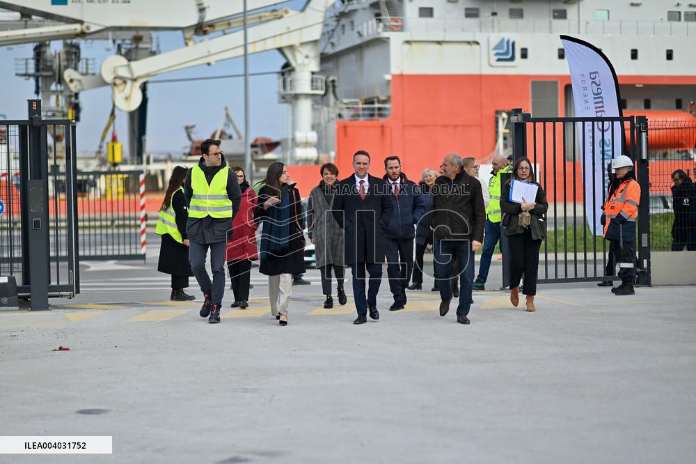 Marc Ferracci French Minister for Industry and Energy Visits Siemens Le Havre