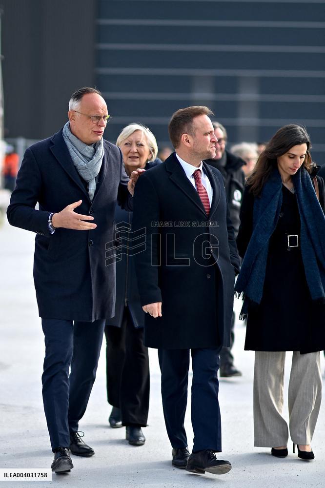 Marc Ferracci French Minister for Industry and Energy Visits Siemens Le Havre