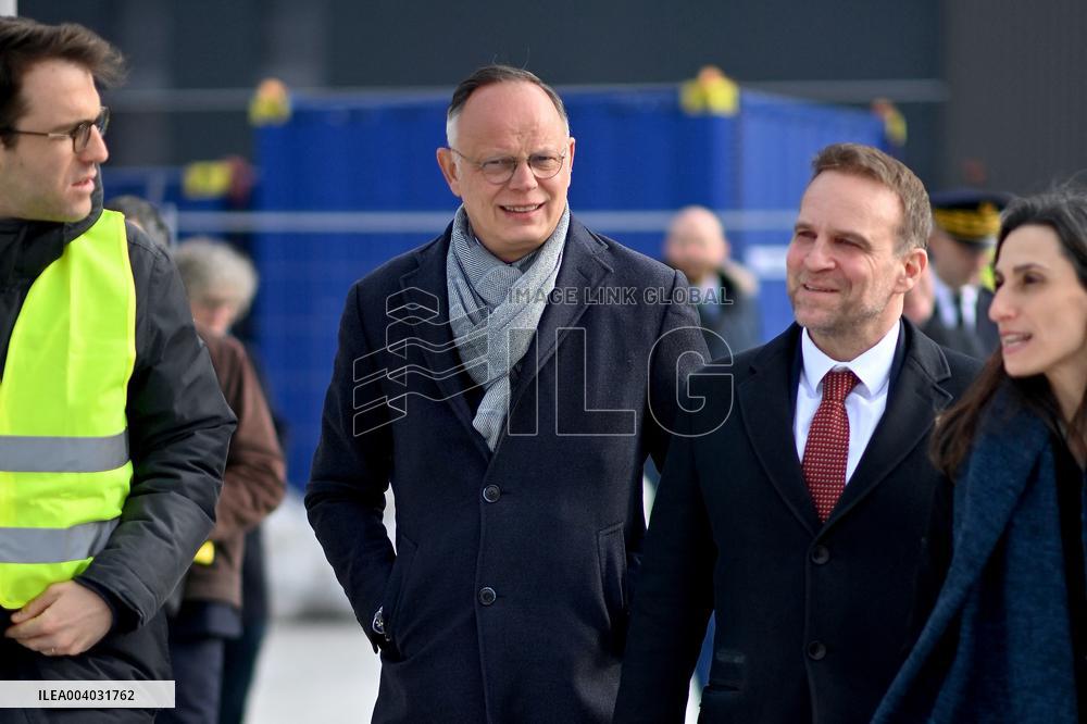 Marc Ferracci French Minister for Industry and Energy Visits Siemens Le Havre