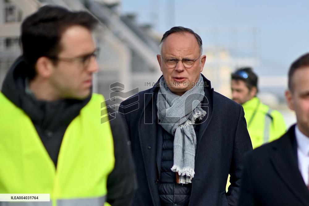 Marc Ferracci French Minister for Industry and Energy Visits Siemens Le Havre