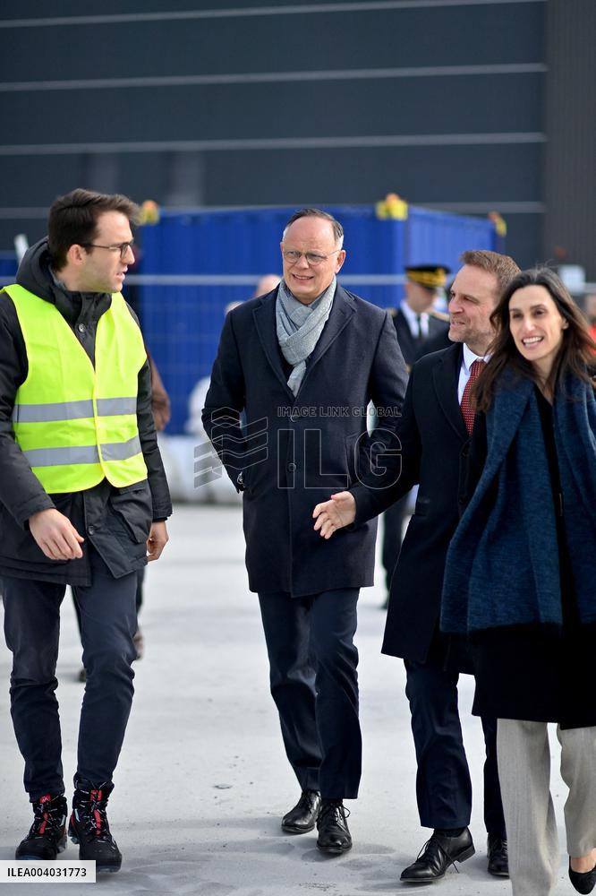 Marc Ferracci French Minister for Industry and Energy Visits Siemens Le Havre