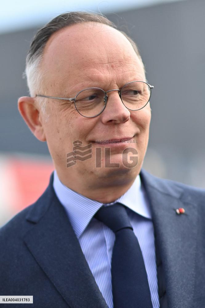 Marc Ferracci French Minister for Industry and Energy Visits Siemens Le Havre