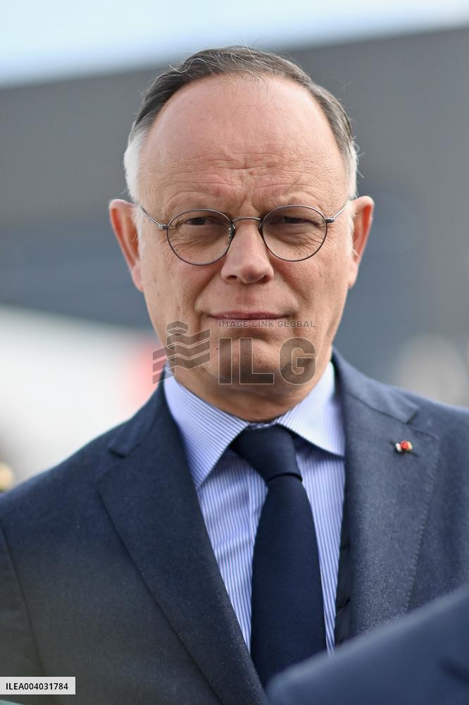 Marc Ferracci French Minister for Industry and Energy Visits Siemens Le Havre