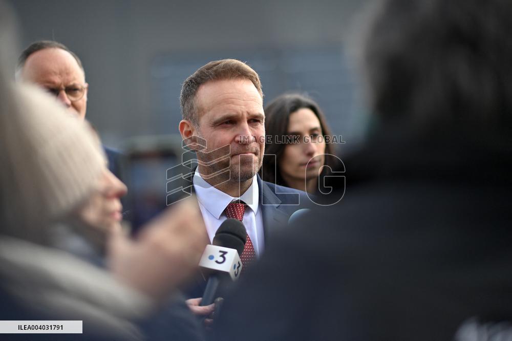 Marc Ferracci French Minister for Industry and Energy Visits Siemens Le Havre