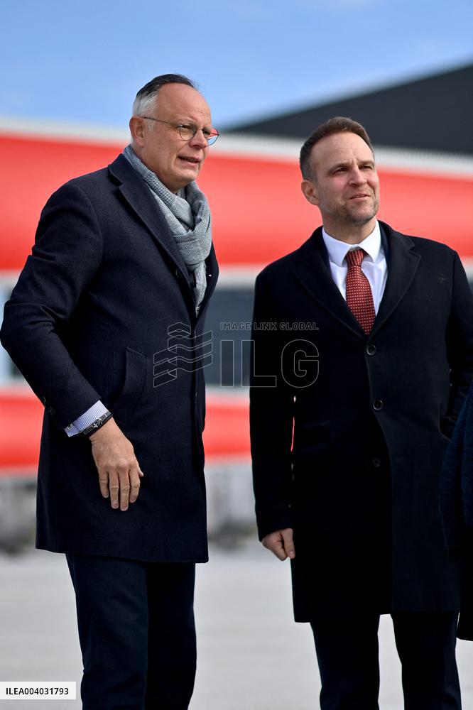 Marc Ferracci French Minister for Industry and Energy Visits Siemens Le Havre