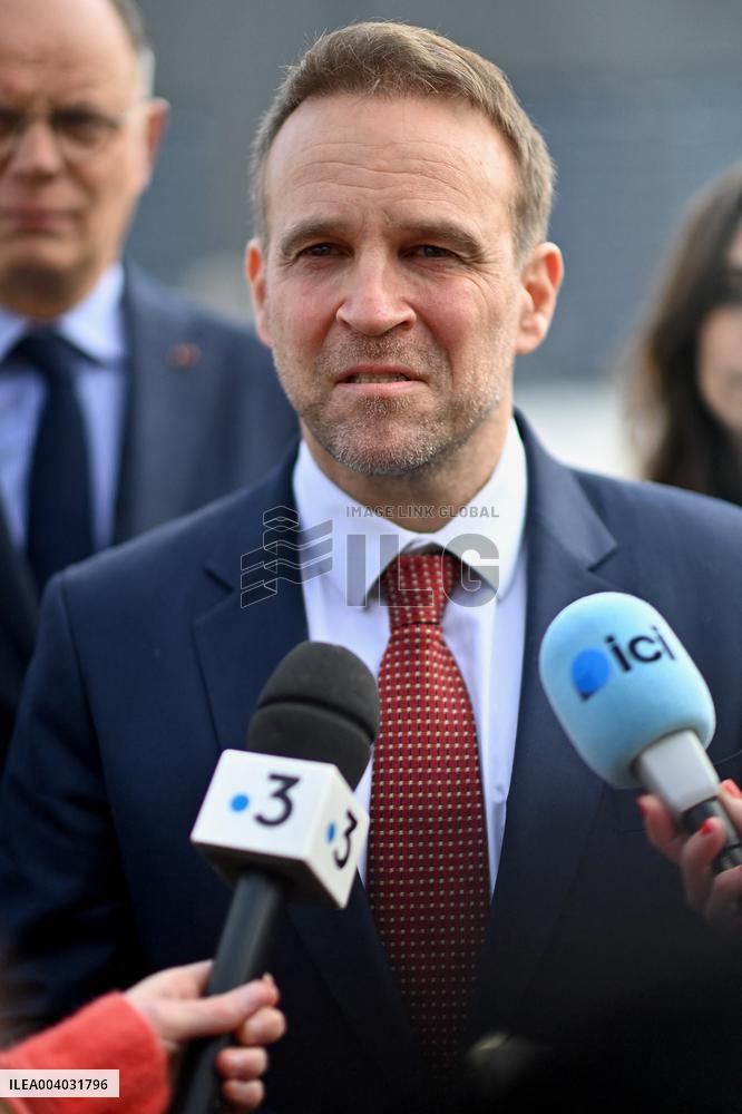 Marc Ferracci French Minister for Industry and Energy Visits Siemens Le Havre