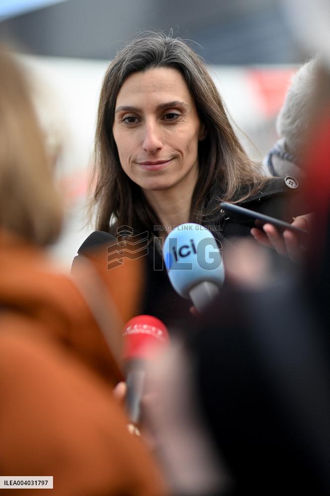 Marc Ferracci French Minister for Industry and Energy Visits Siemens Le Havre