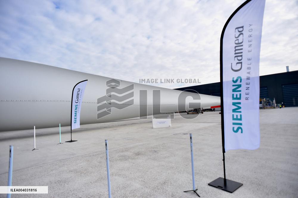 Marc Ferracci French Minister for Industry and Energy Visits Siemens Le Havre