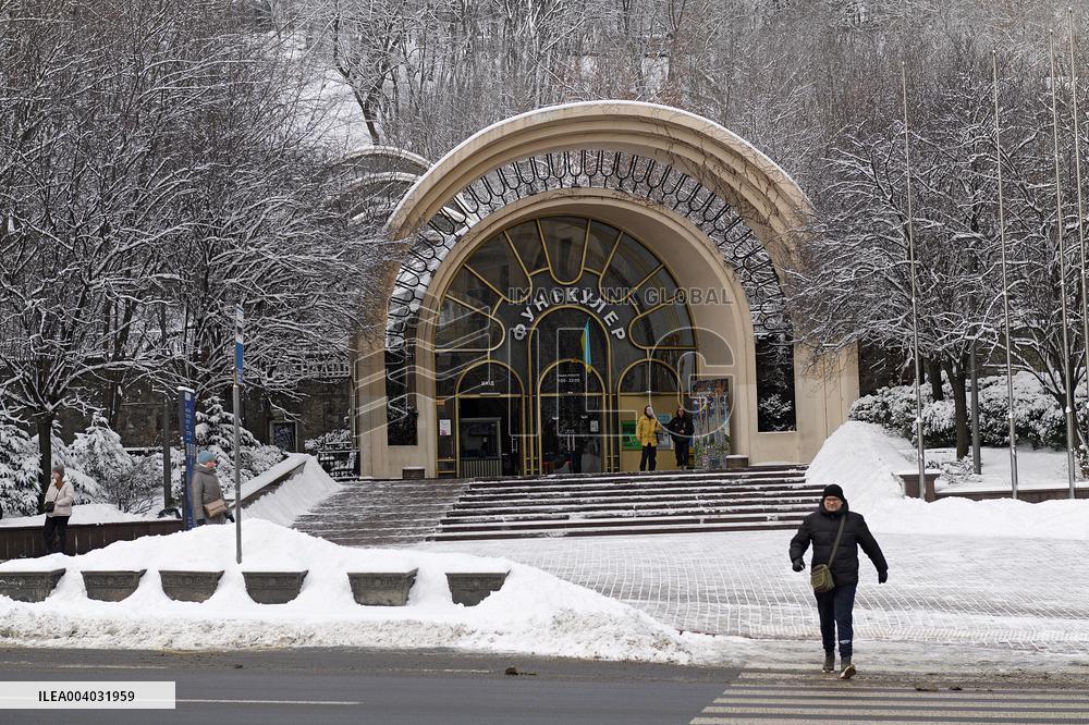 Kyiv in winter