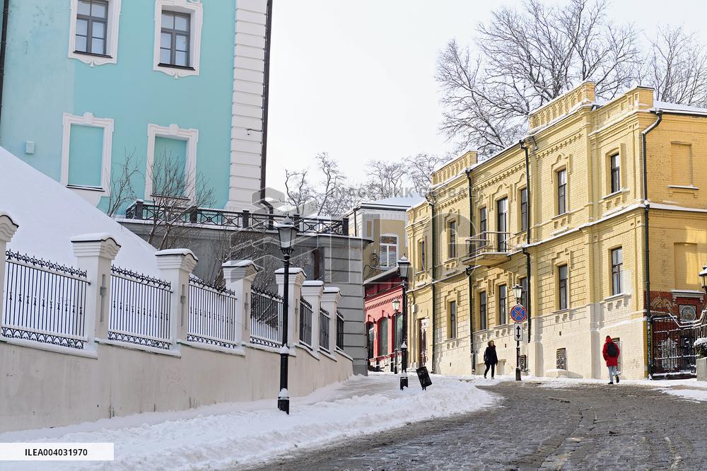 Kyiv in winter