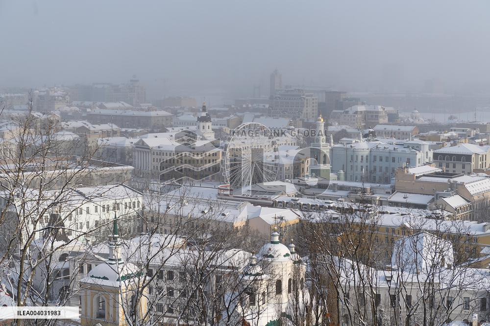 Kyiv in winter