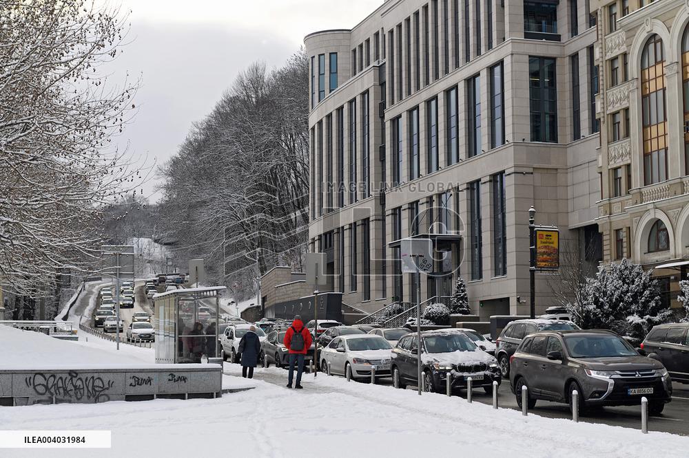 Kyiv in winter