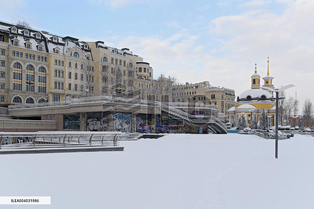 Kyiv in winter