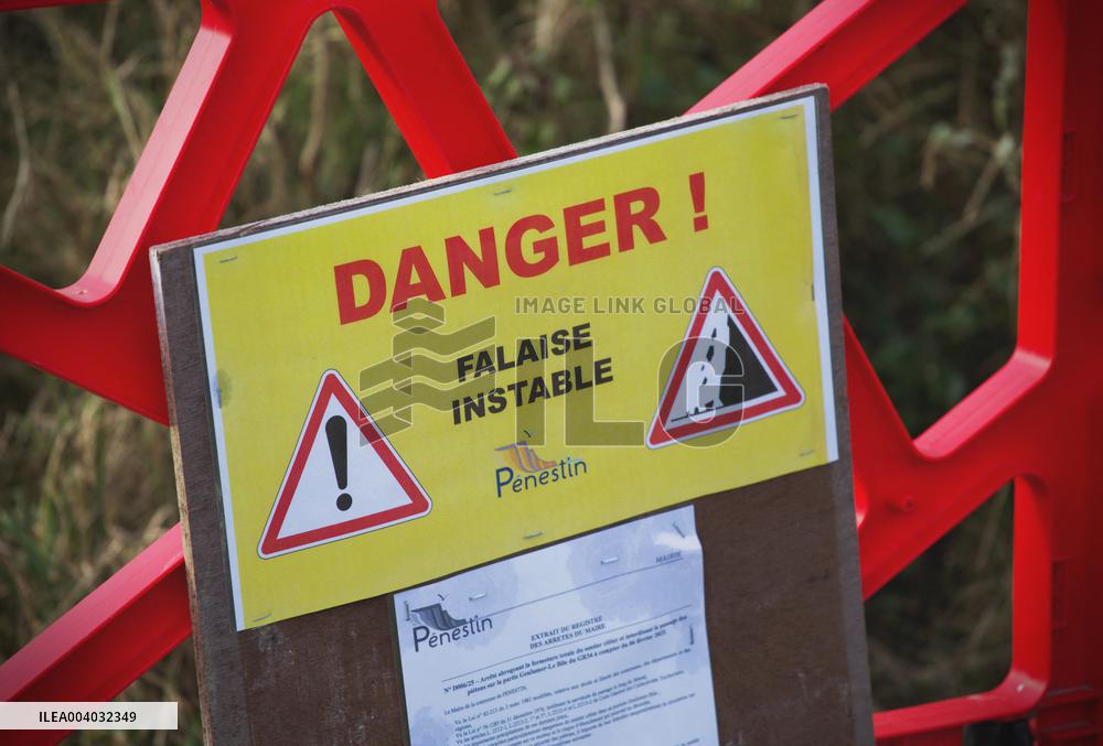 Risk of cliff collapse - Penestin