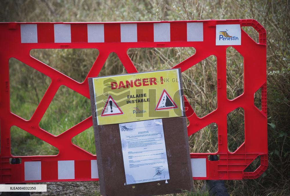 Risk of cliff collapse - Penestin