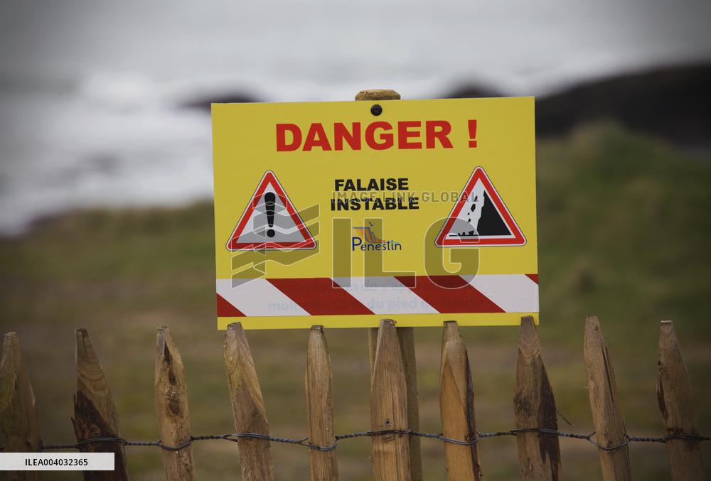 Risk of cliff collapse - Penestin