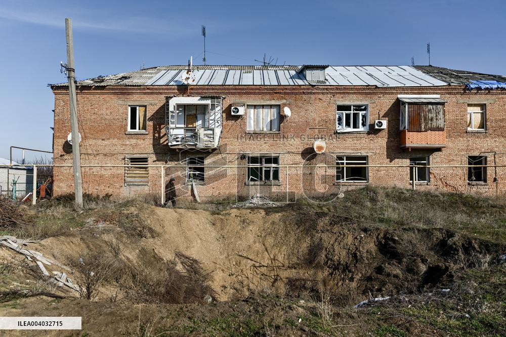 Front-line Orikhiv in southeastern Ukraine