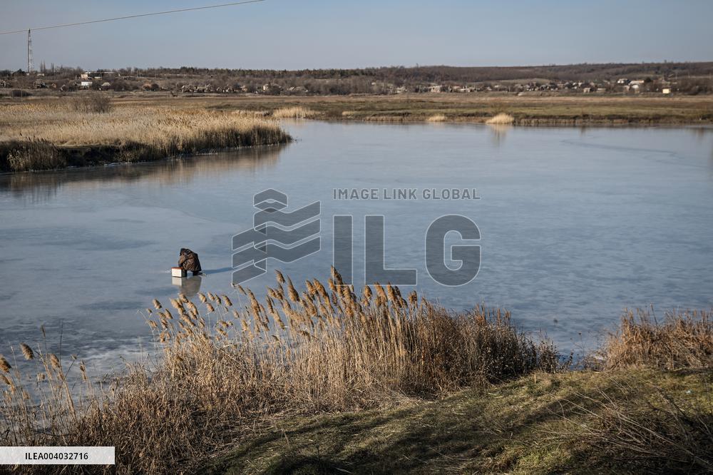 Front-line Orikhiv in southeastern Ukraine