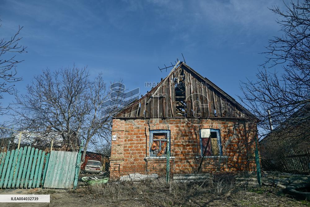 Front-line Orikhiv in southeastern Ukraine