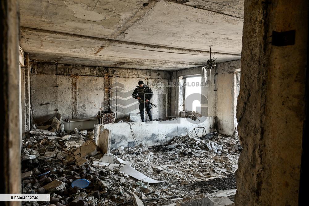 Front-line Orikhiv in southeastern Ukraine