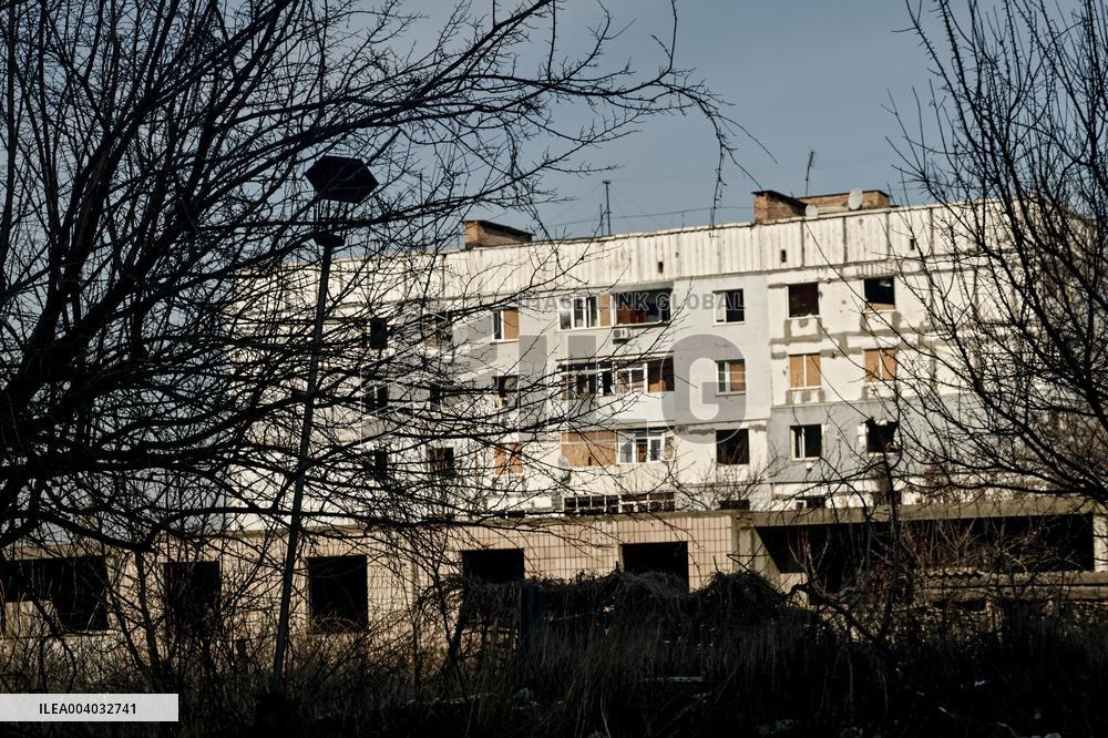 Front-line Orikhiv in southeastern Ukraine