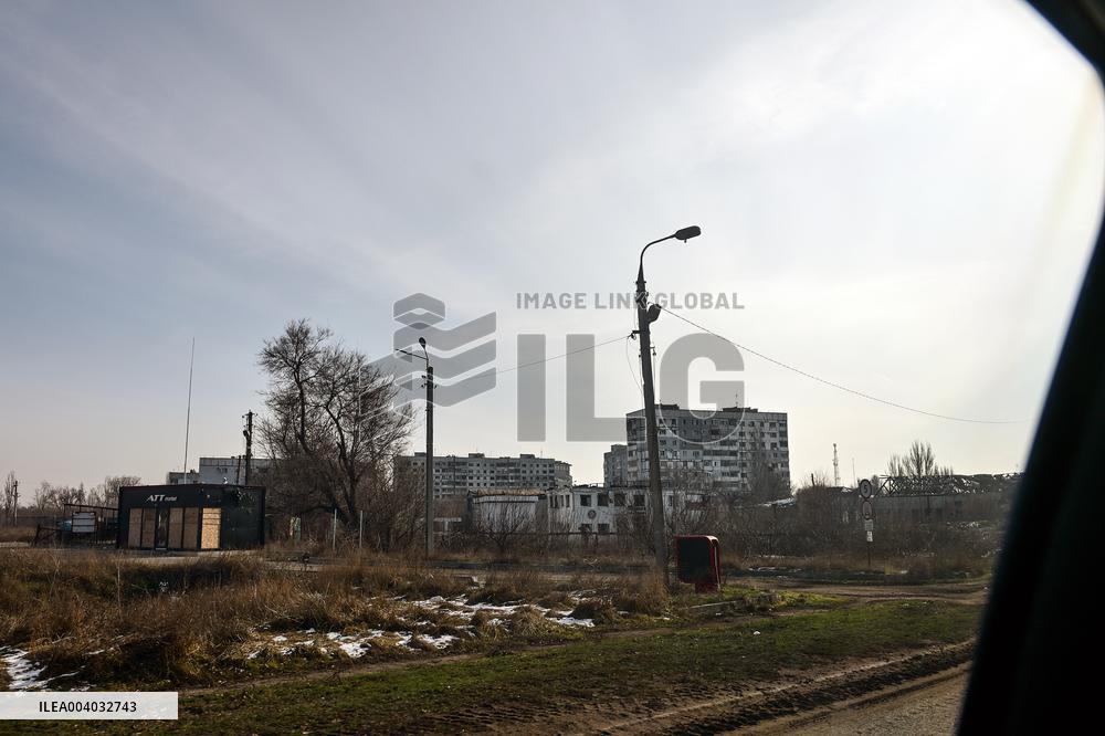 Front-line Orikhiv in southeastern Ukraine