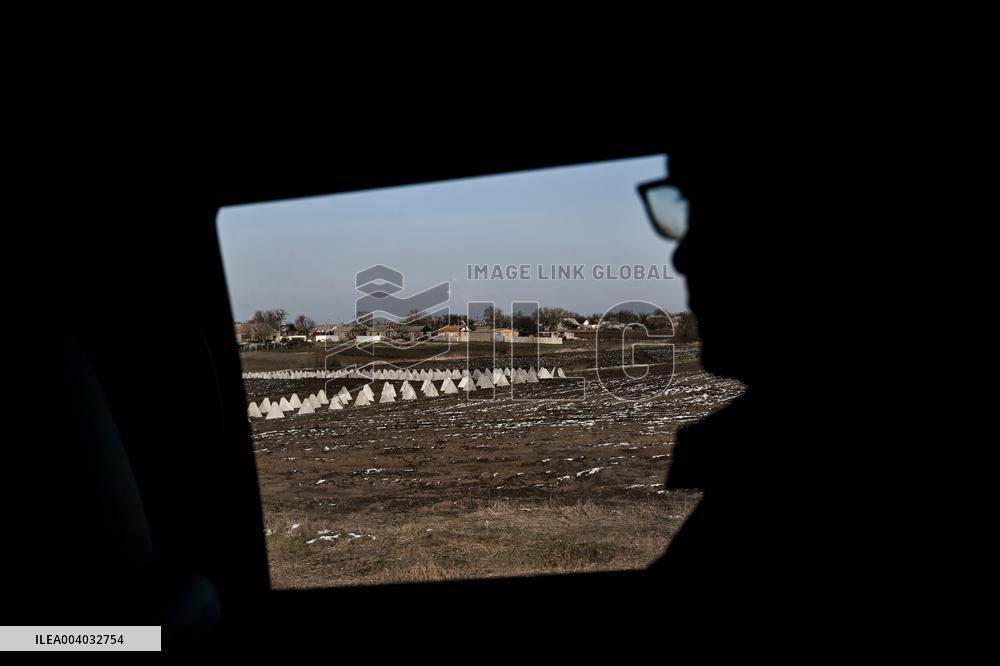 Front-line Orikhiv in southeastern Ukraine
