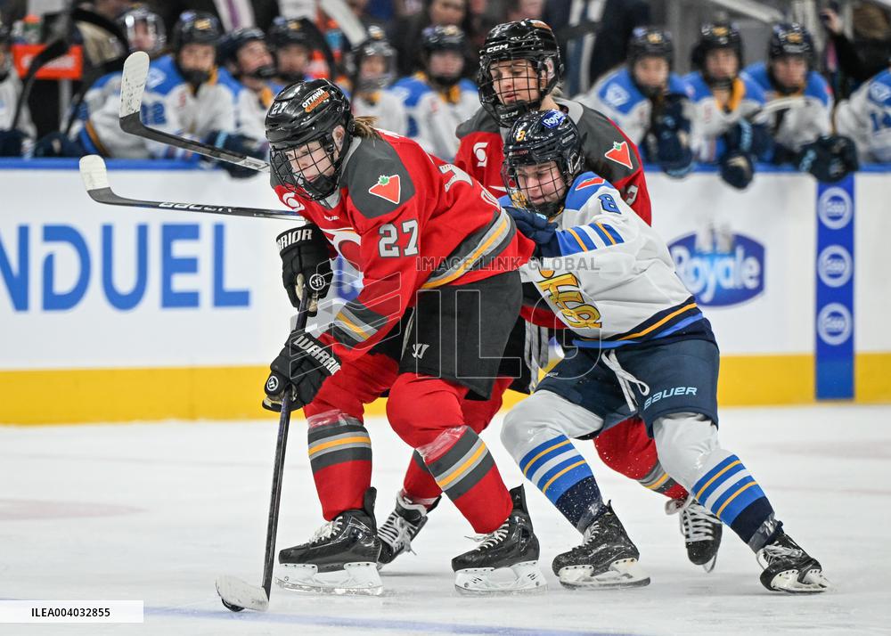 Ottawa Charge  Vs Toronto Sceptres PWHL Takeover Tour Match In Edmonton