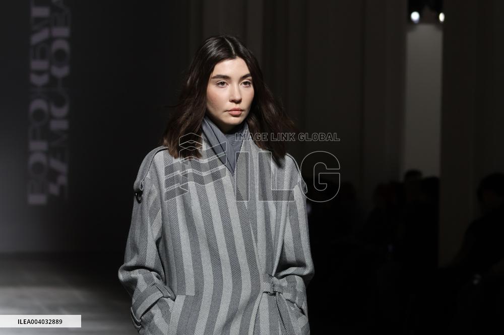 Fashion show by design duo Vorozhbyt & Zemskova at UFW in Kyiv