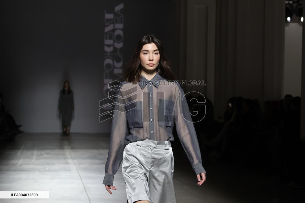 Fashion show by design duo Vorozhbyt & Zemskova at UFW in Kyiv