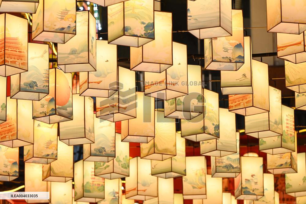 Lantern Wall in Nanning